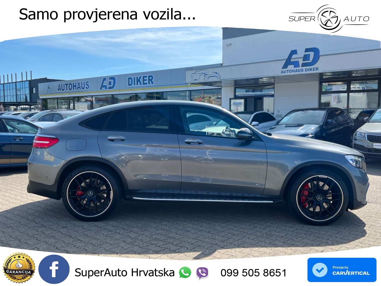 Mercedes GLC Coupe AMG 63 S (510 KS) 4MATIC+ MCT ZRAČNI+ACC+4xGR SJED+KAM