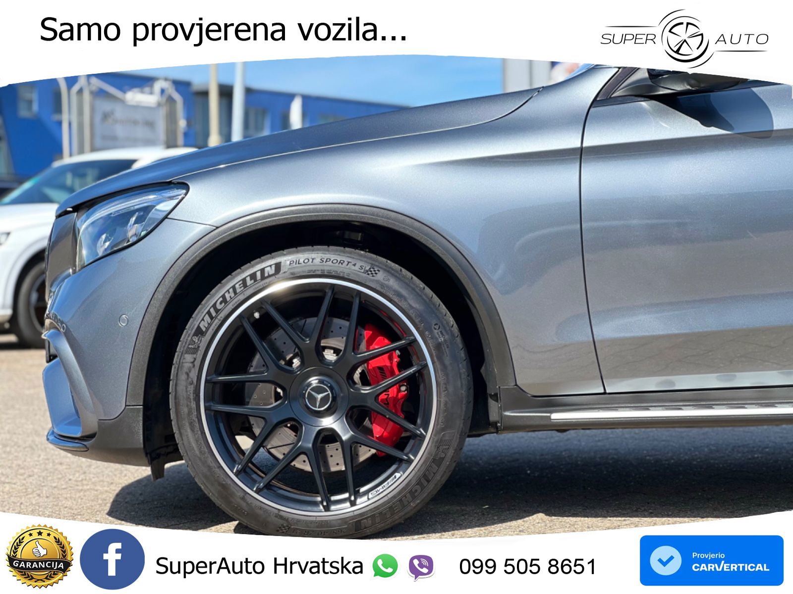 Mercedes GLC Coupe AMG 63 S (510 KS) 4MATIC+ MCT ZRAČNI+ACC+4xGR SJED+KAM