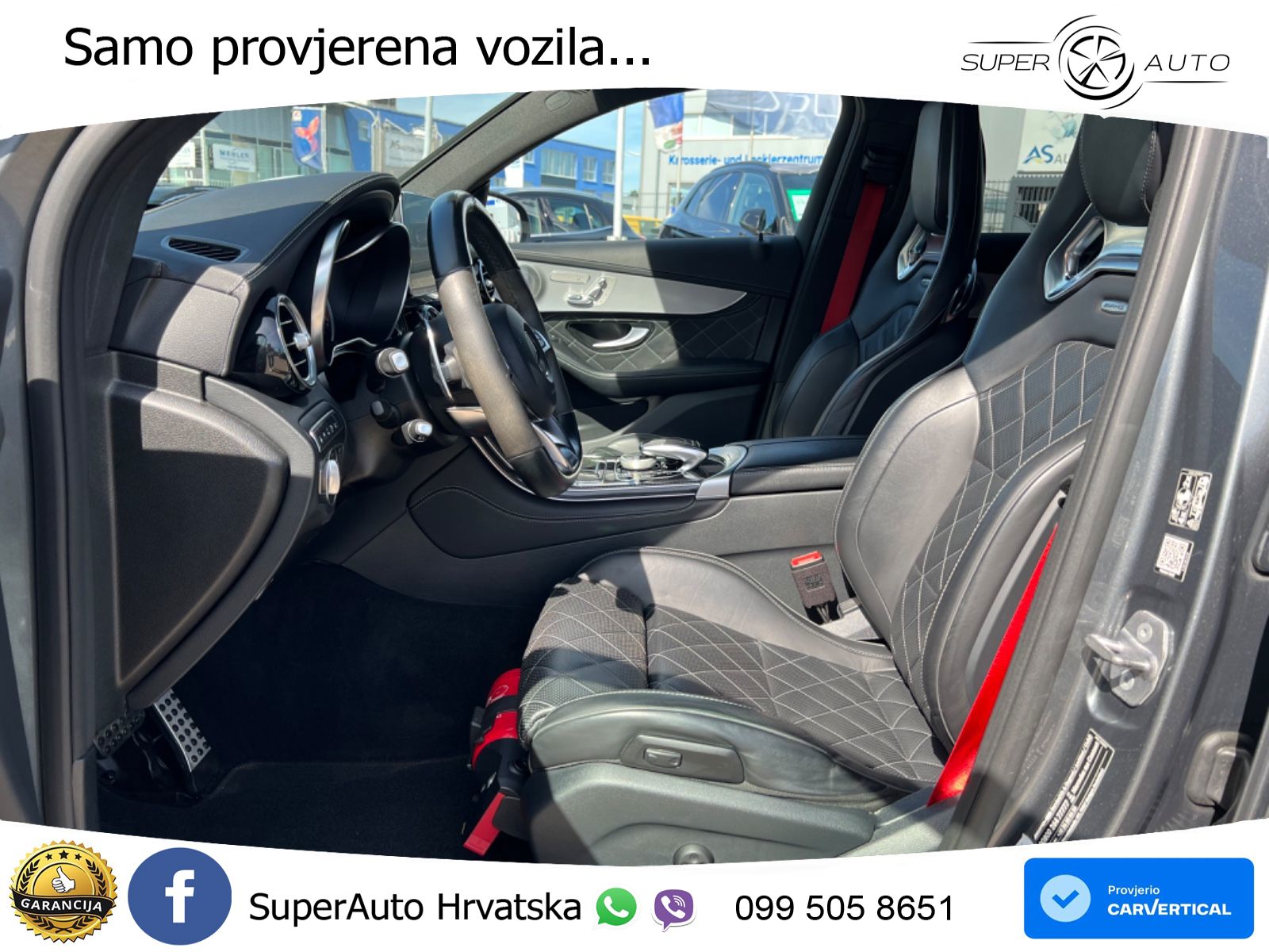 Mercedes GLC Coupe AMG 63 S (510 KS) 4MATIC+ MCT ZRAČNI+ACC+4xGR SJED+KAM