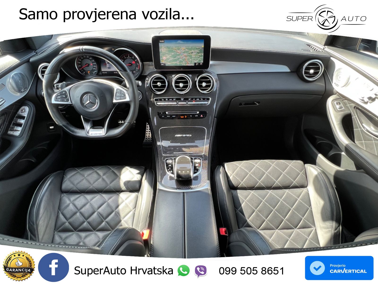 Mercedes GLC Coupe AMG 63 S (510 KS) 4MATIC+ MCT ZRAČNI+ACC+4xGR SJED+KAM