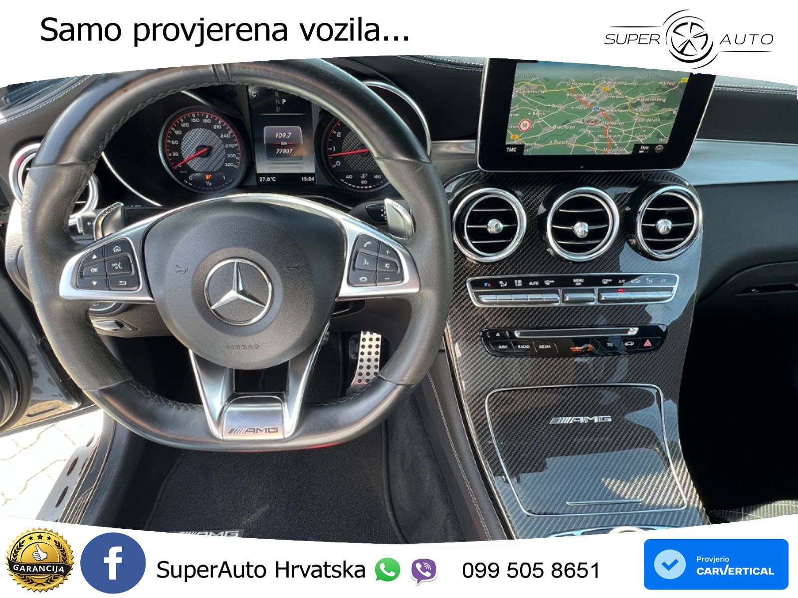 Mercedes GLC Coupe AMG 63 S (510 KS) 4MATIC+ MCT ZRAČNI+ACC+4xGR SJED+KAM