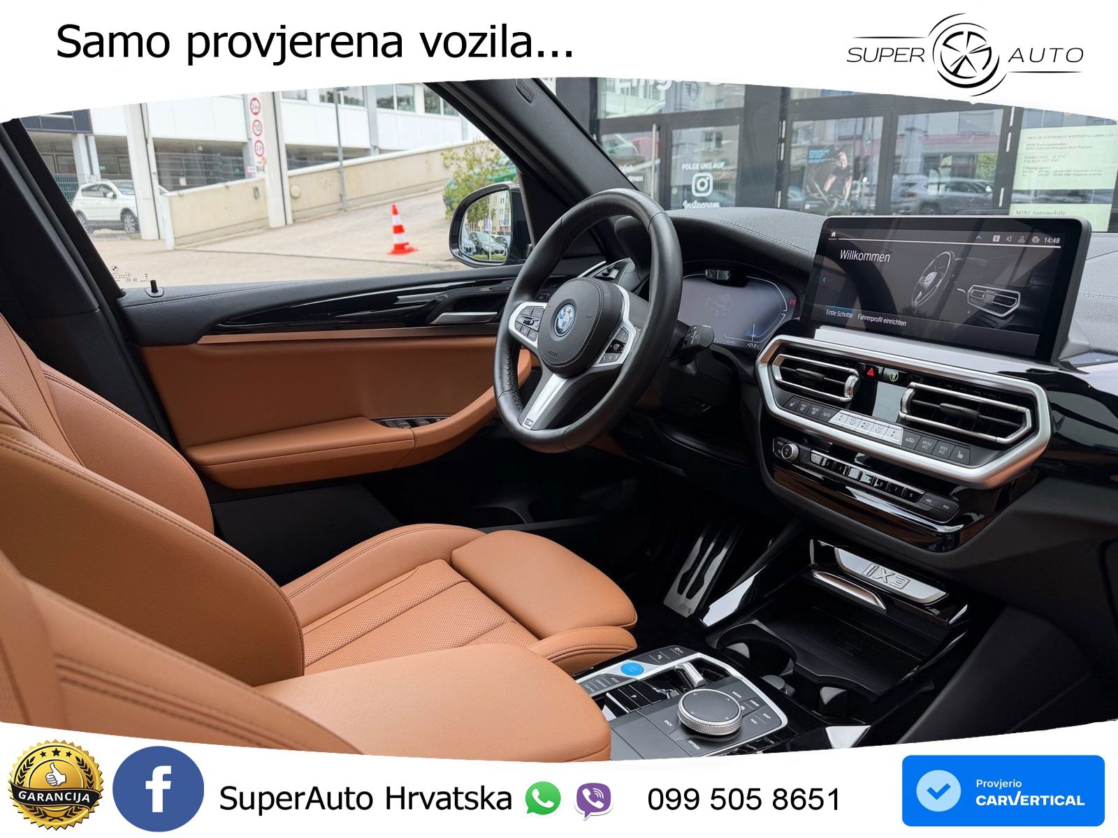 BMW iX3 80 kWh (286 KS) M Sport LED+GR SJED+ACC