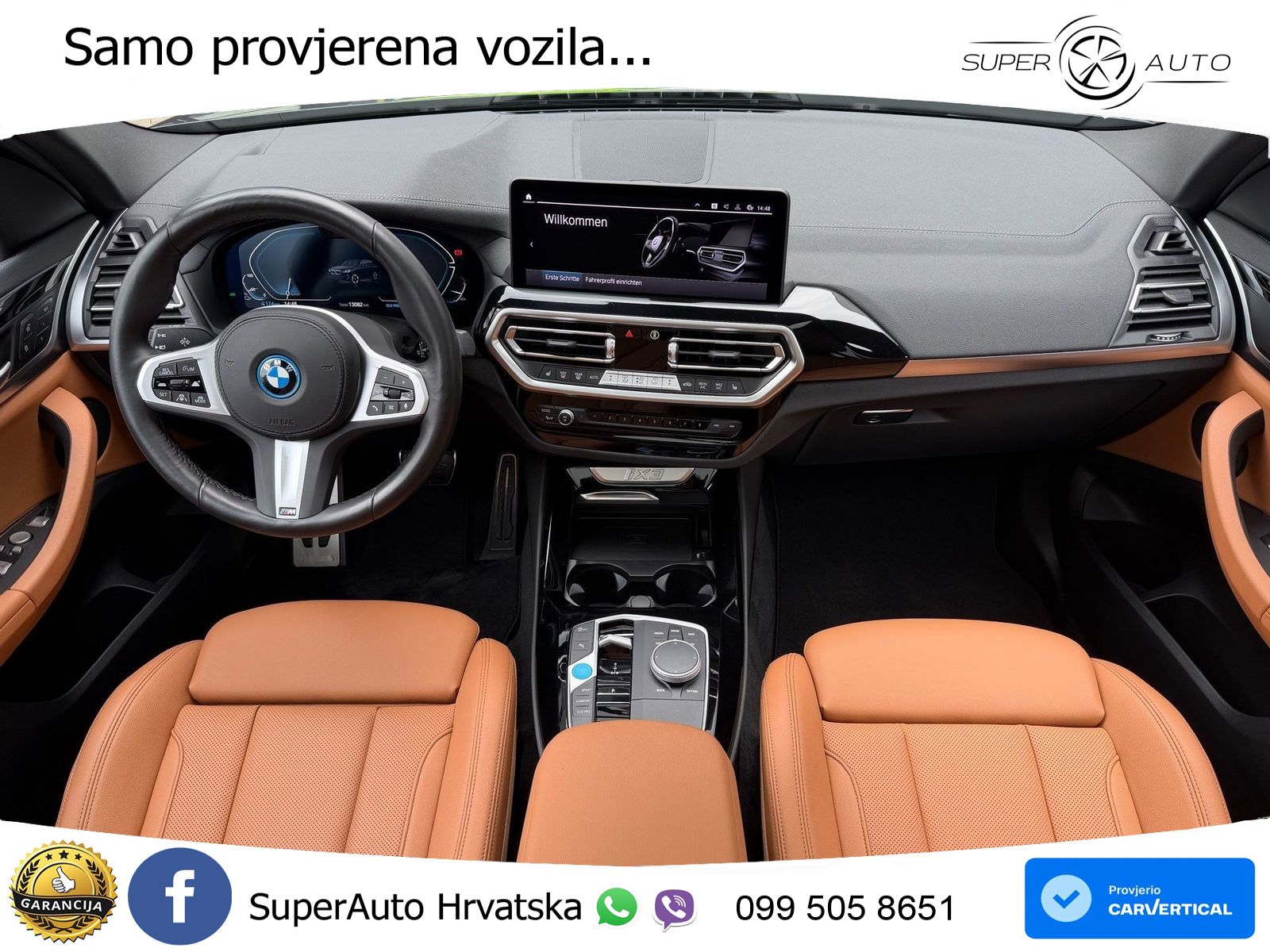 BMW iX3 80 kWh (286 KS) M Sport LED+GR SJED+ACC