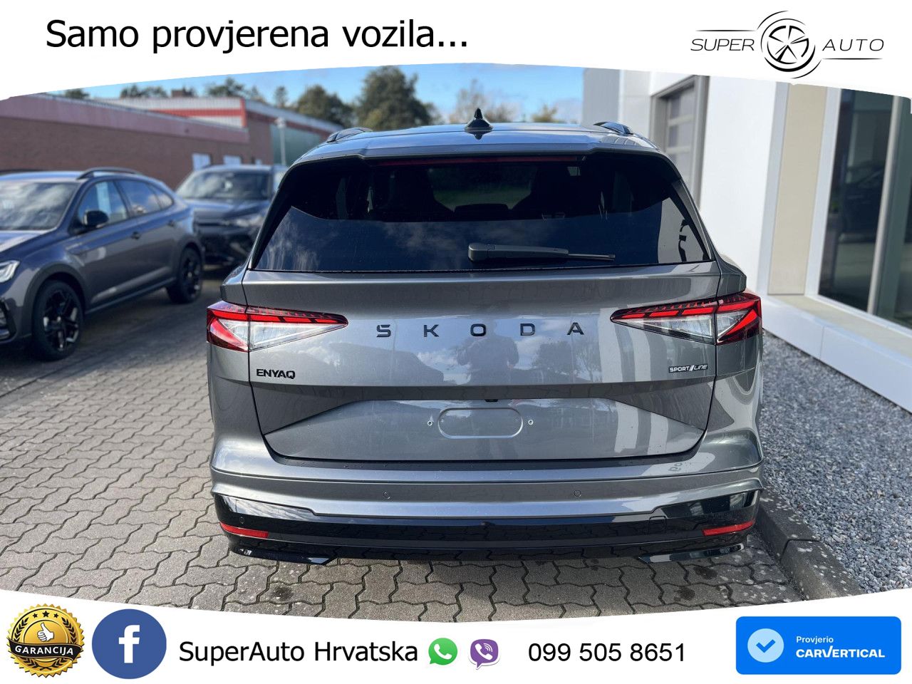 Škoda Enyaq 85 82 kWh (286 KS) SportLine LED+GR SJED+ACC