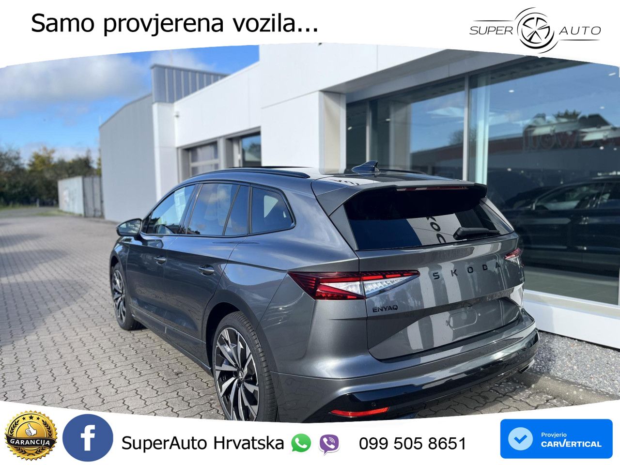Škoda Enyaq 85 82 kWh (286 KS) SportLine LED+GR SJED+ACC