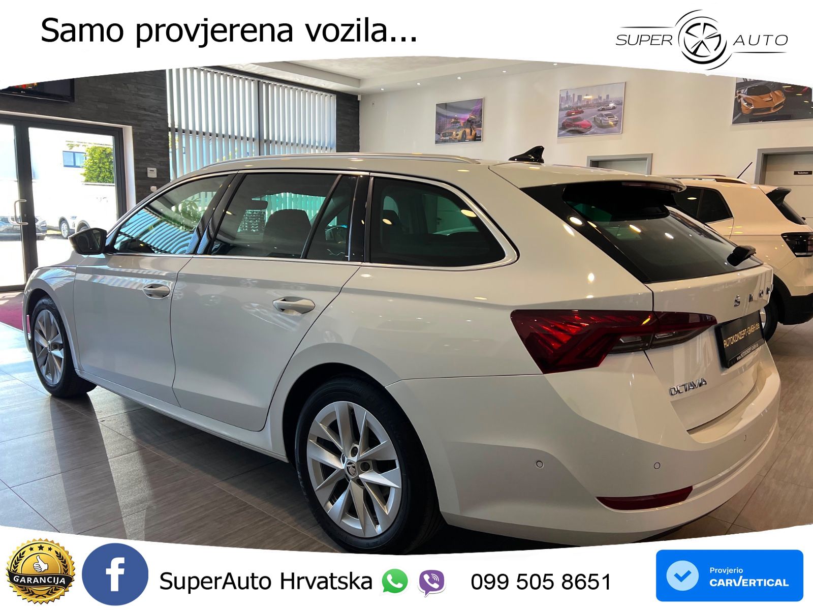Škoda Octavia Combi 2.0 TDI (150 KS) DSG LED+GR SJED+ACC