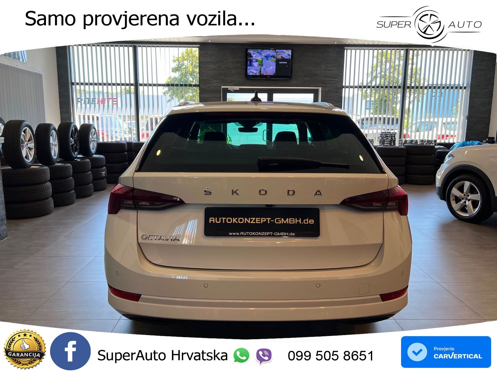 Škoda Octavia Combi 2.0 TDI (150 KS) DSG LED+GR SJED+ACC
