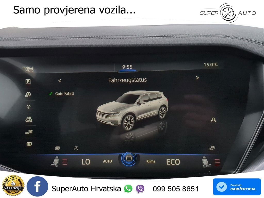 Volkswagen Touareg 3.0 V6 TDI (286 KS) 4MOTION Tiptronic R-Line ZRAČNI+ACC+GR SJED+KAM+PANO