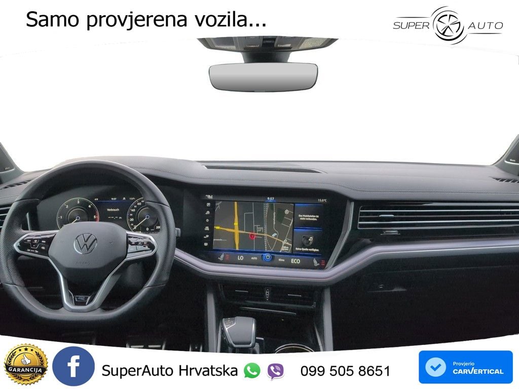 Volkswagen Touareg 3.0 V6 TDI (286 KS) 4MOTION Tiptronic R-Line ZRAČNI+ACC+GR SJED+KAM+PANO