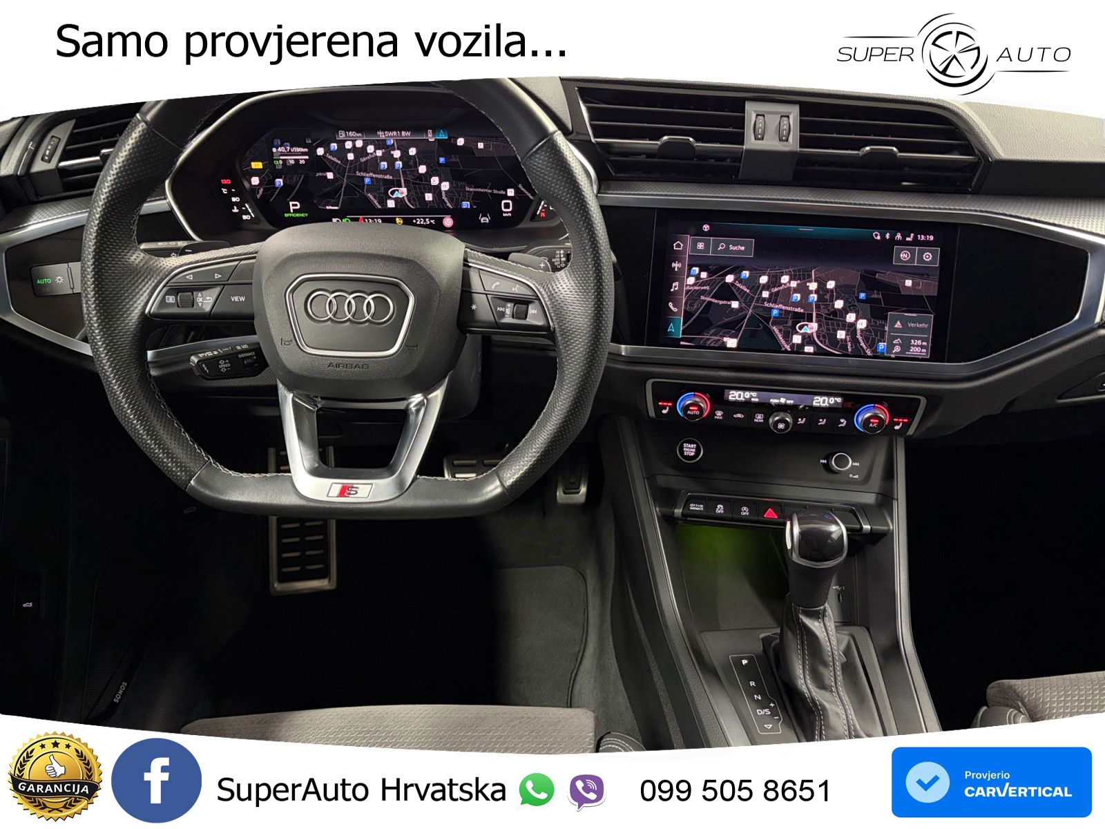 Audi Q3 II Sportback 40 TFSI (190 KS) quattro S tronic S line LED+GR SJED+ACC