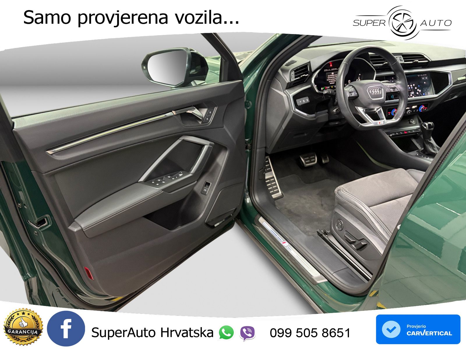 Audi Q3 II Sportback 40 TFSI (190 KS) quattro S tronic S line LED+GR SJED+ACC