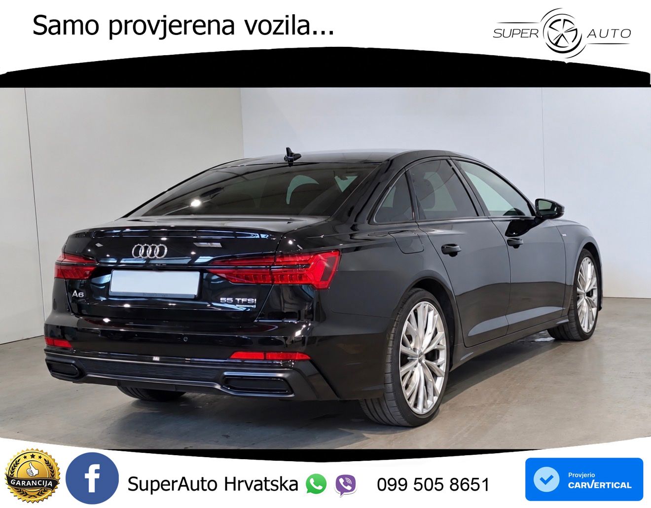Audi A6 55 TFSI V6 (340 KS) quattro S tronic S line LED+GR SJED+ACC
