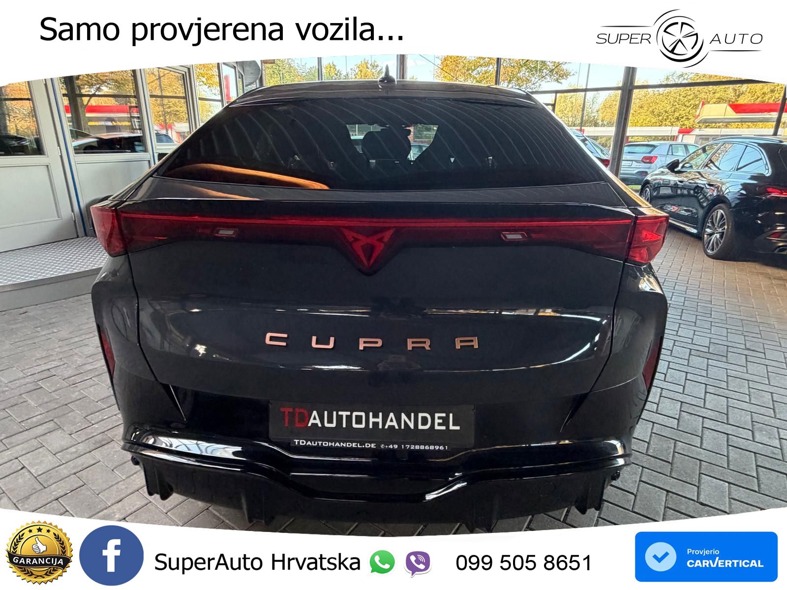 Cupra Tavascan 82 kWh (286 KS) LED+ACC