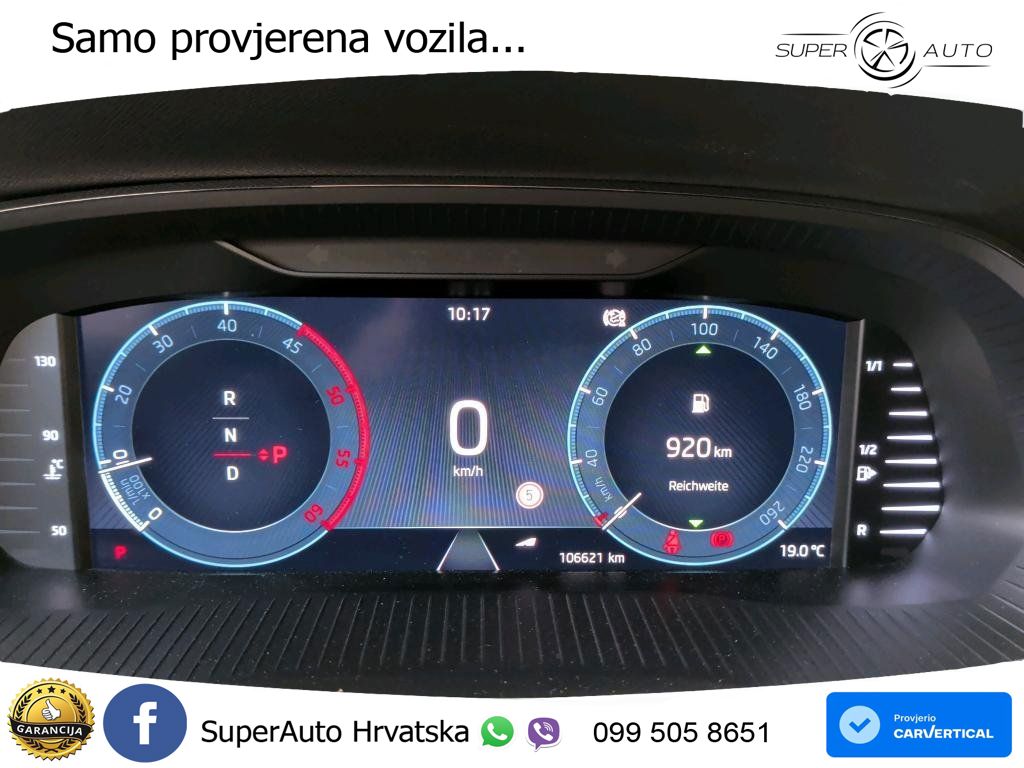 Škoda Octavia Combi 2.0 TDI (150 KS) DSG LED+GR SJED+ACC