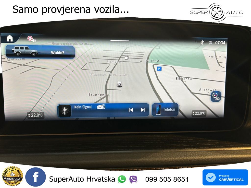 Mercedes G 450d Long (367 KS) 4MATIC 9G-TRONIC Exclusive LED+GR SJED+ACC