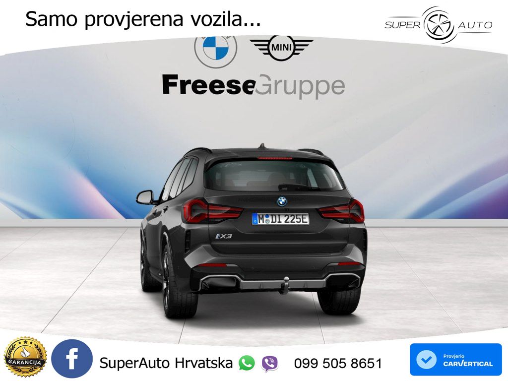BMW iX3 80 kWh (286 KS) ACC+HEAD+GR SJED+360+PANO