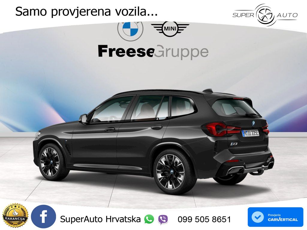 BMW iX3 80 kWh (286 KS) ACC+HEAD+GR SJED+360+PANO