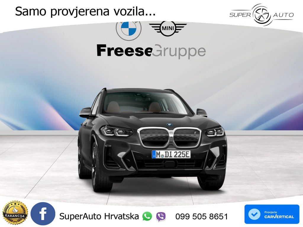BMW iX3 80 kWh (286 KS) ACC+HEAD+GR SJED+360+PANO