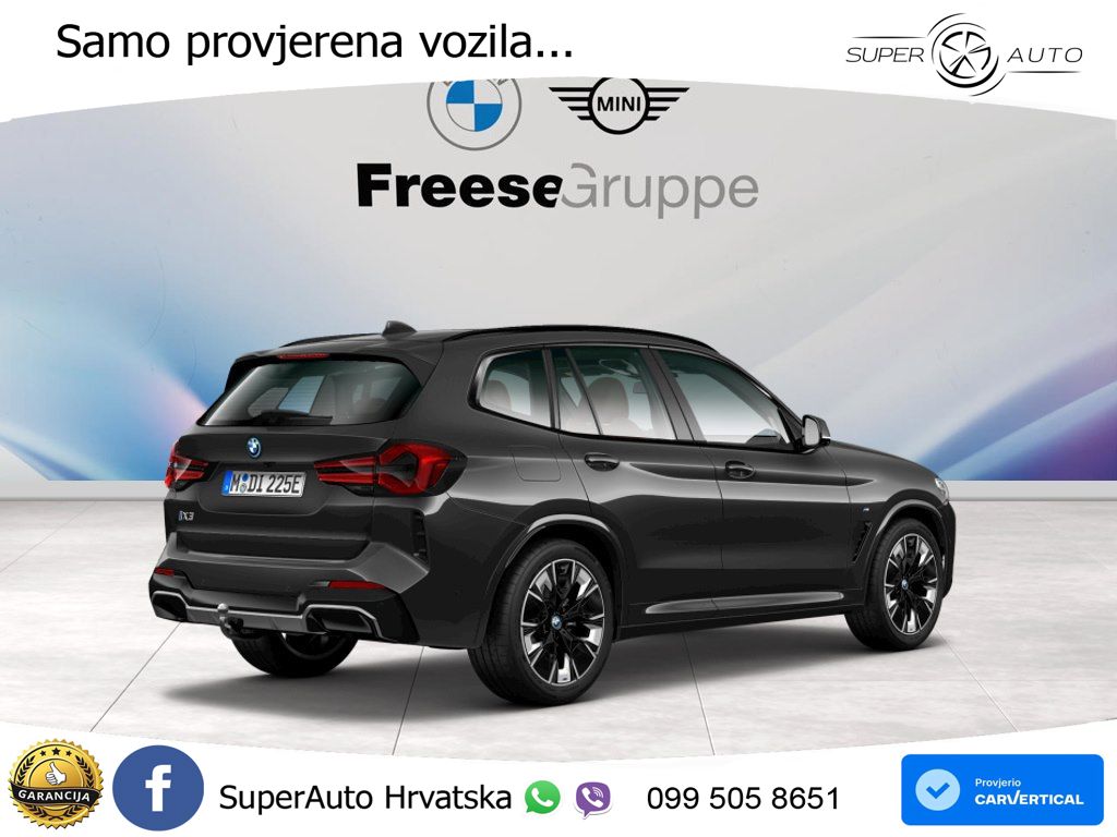 BMW iX3 80 kWh (286 KS) ACC+HEAD+GR SJED+360+PANO