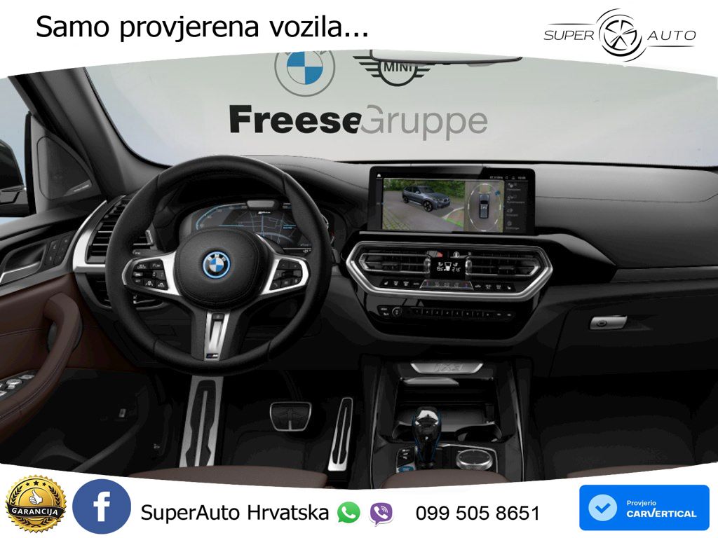 BMW iX3 80 kWh (286 KS) ACC+HEAD+GR SJED+360+PANO