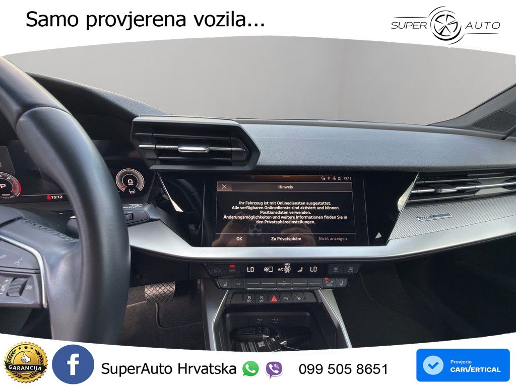 Audi A3 35 TDI (150 KS) S tronic S line LED+GR SJED+ACC