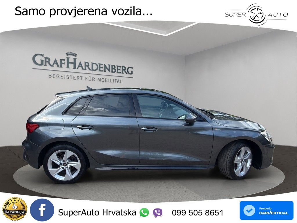 Audi A3 35 TDI (150 KS) S tronic S line LED+GR SJED+ACC