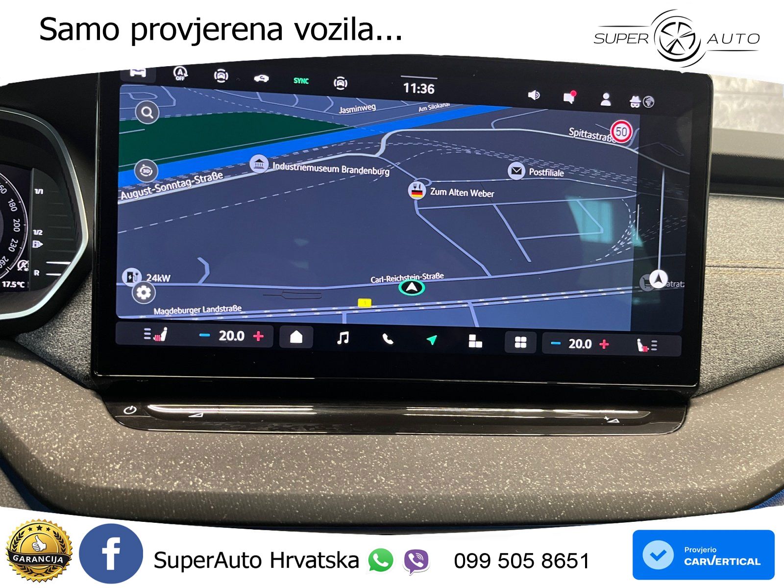 Škoda Octavia Combi 2.0 TDI (150 KS) DSG MATRIX+GR SJED+KAM