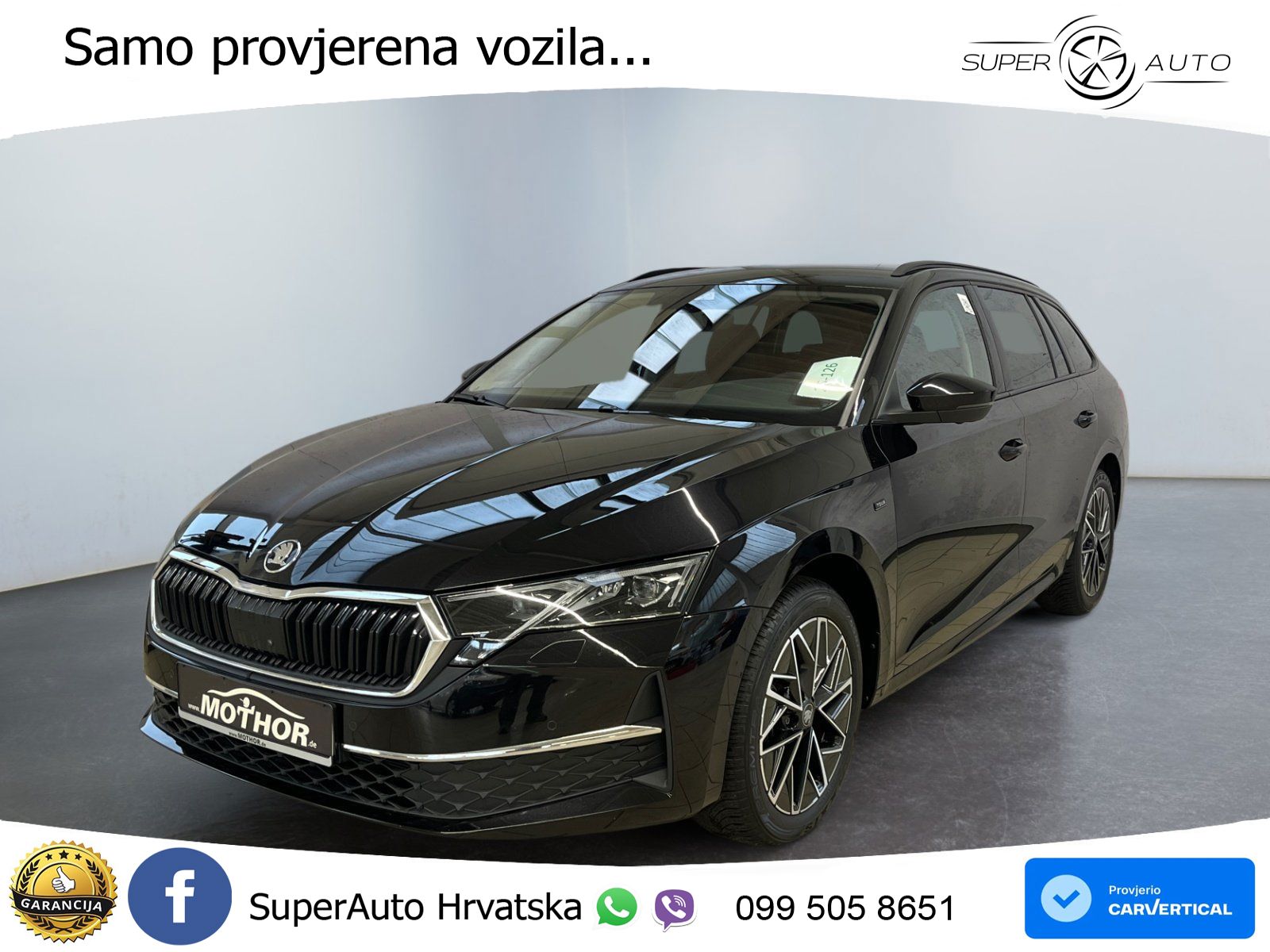 Škoda Octavia Combi 2.0 TDI (150 KS) DSG MATRIX+GR SJED+KAM