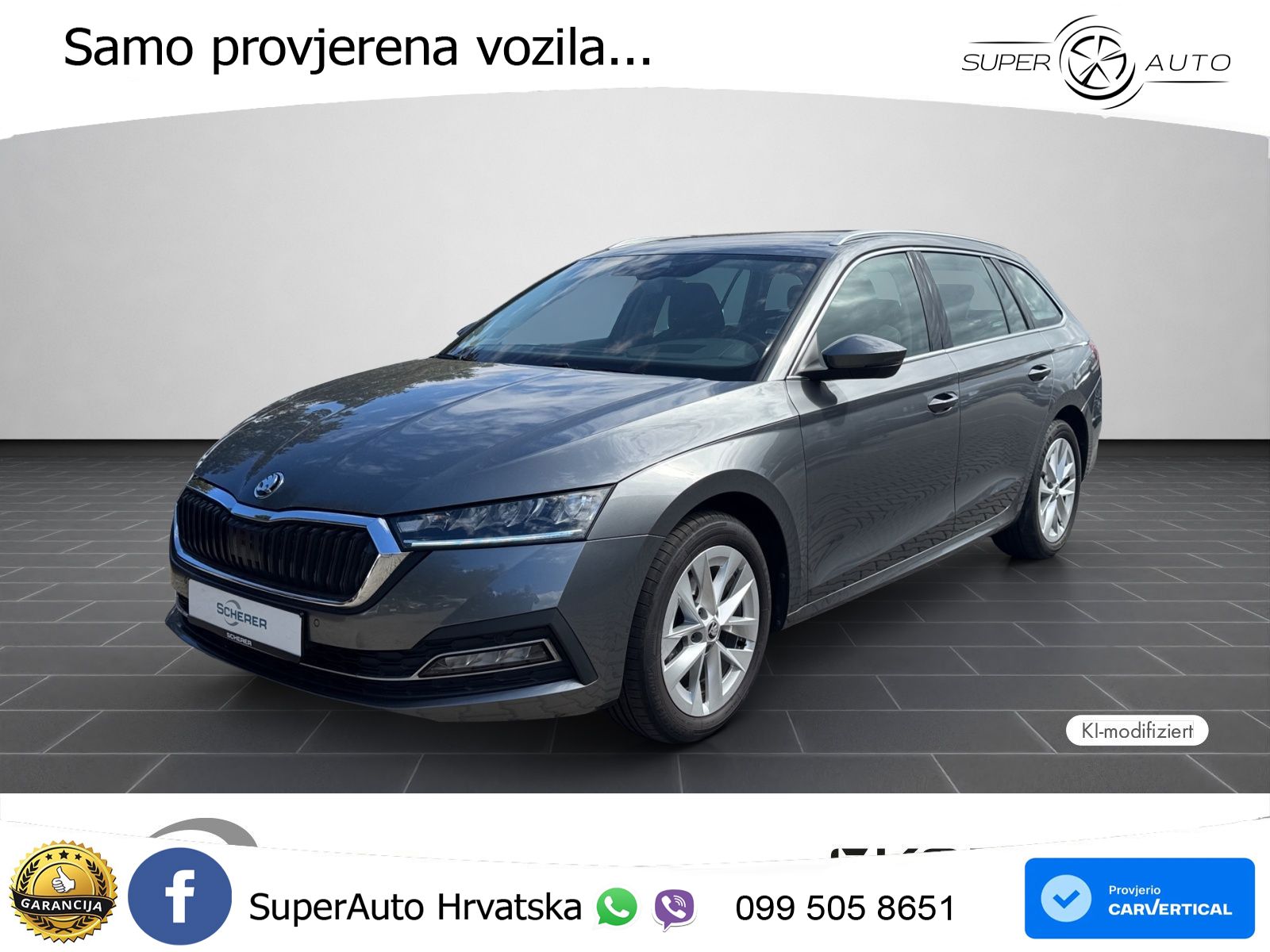 Škoda Octavia Combi 1.5 TSI (150 KS) LED+GR SJED+ACC