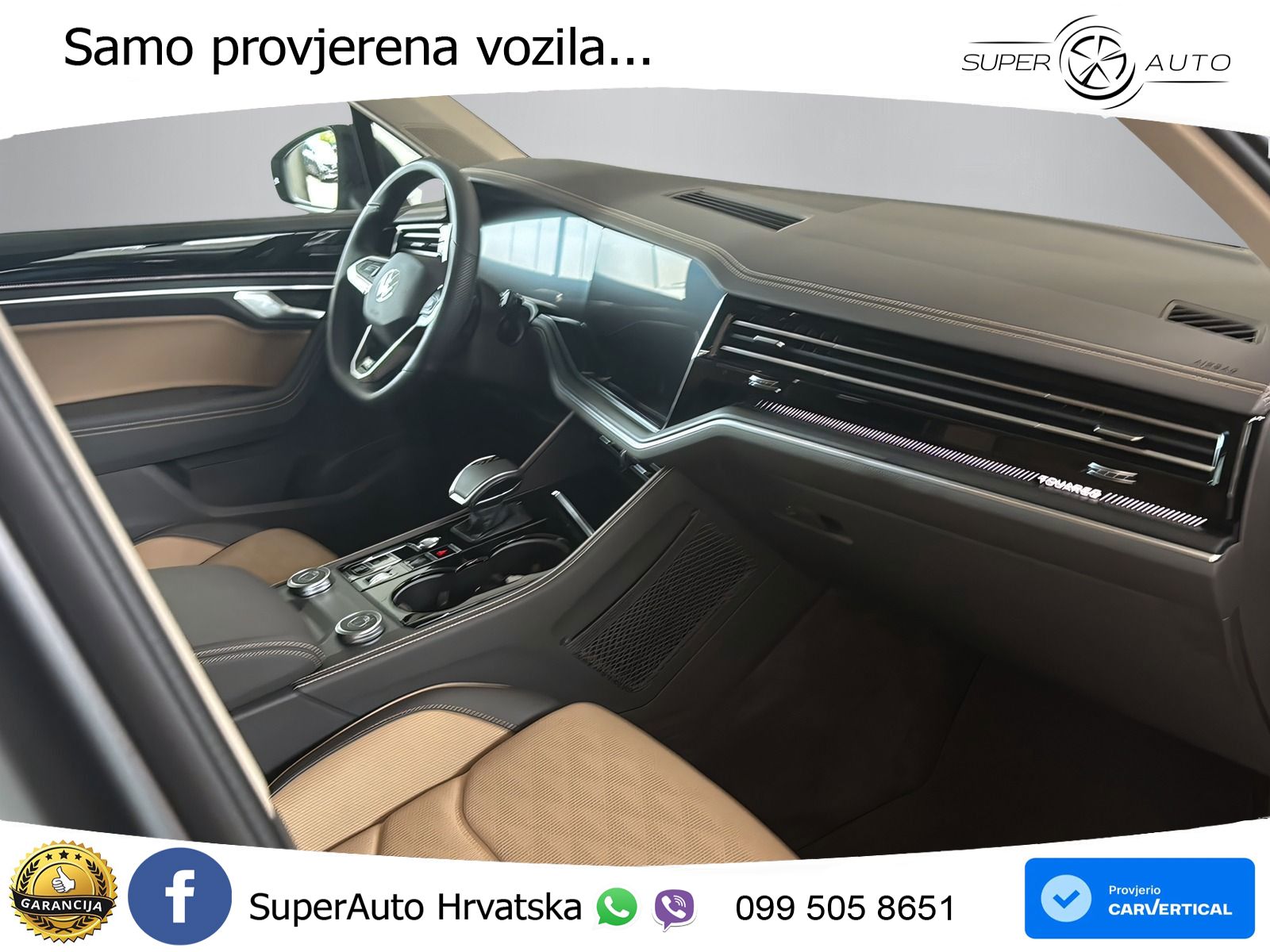 Volkswagen Touareg 3.0 V6 TDI (286 KS) 4MOTION Tiptronic ZRAČNI+ACC+4xGR SJED+KAM