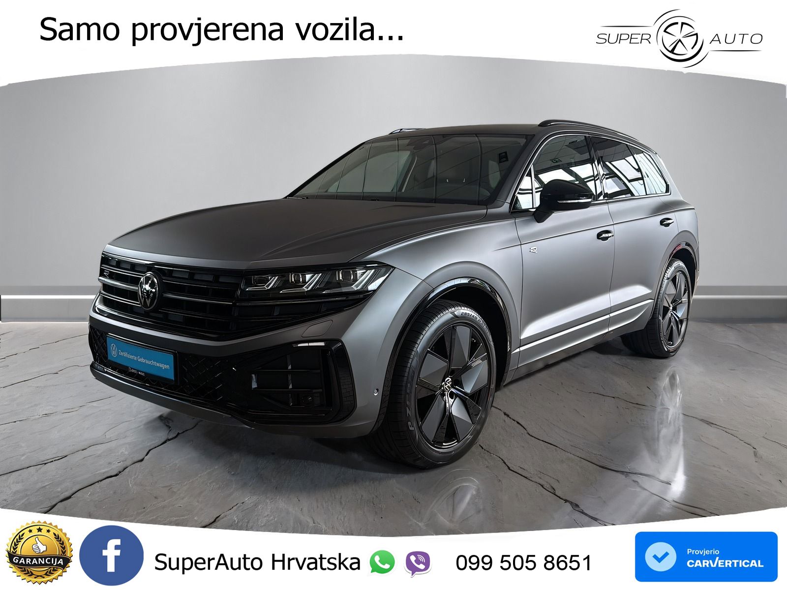 Volkswagen Touareg 3.0 V6 TDI (286 KS) 4MOTION Tiptronic ZRAČNI+ACC+4xGR SJED+KAM