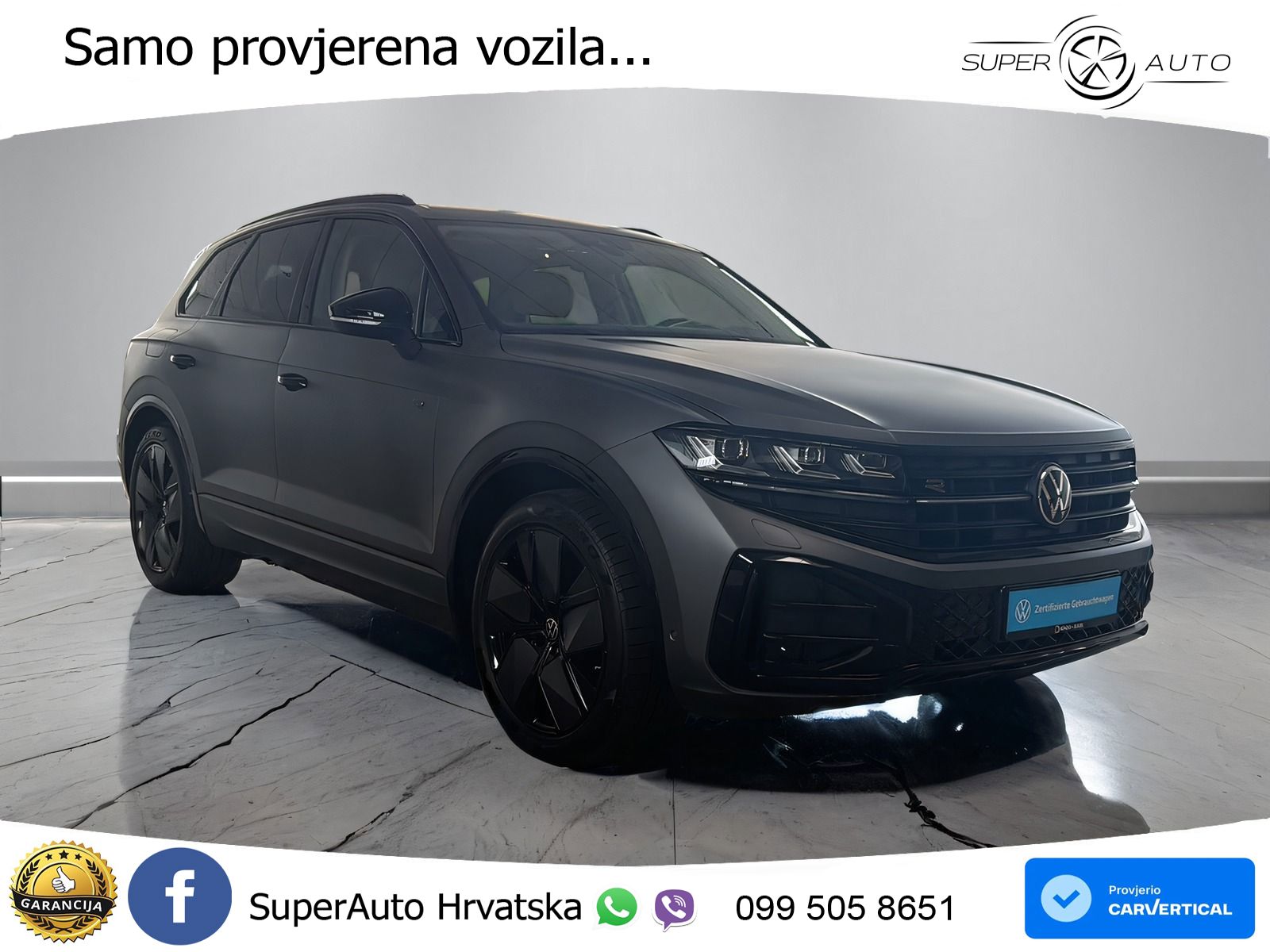 Volkswagen Touareg 3.0 V6 TDI (286 KS) 4MOTION Tiptronic ZRAČNI+ACC+4xGR SJED+KAM