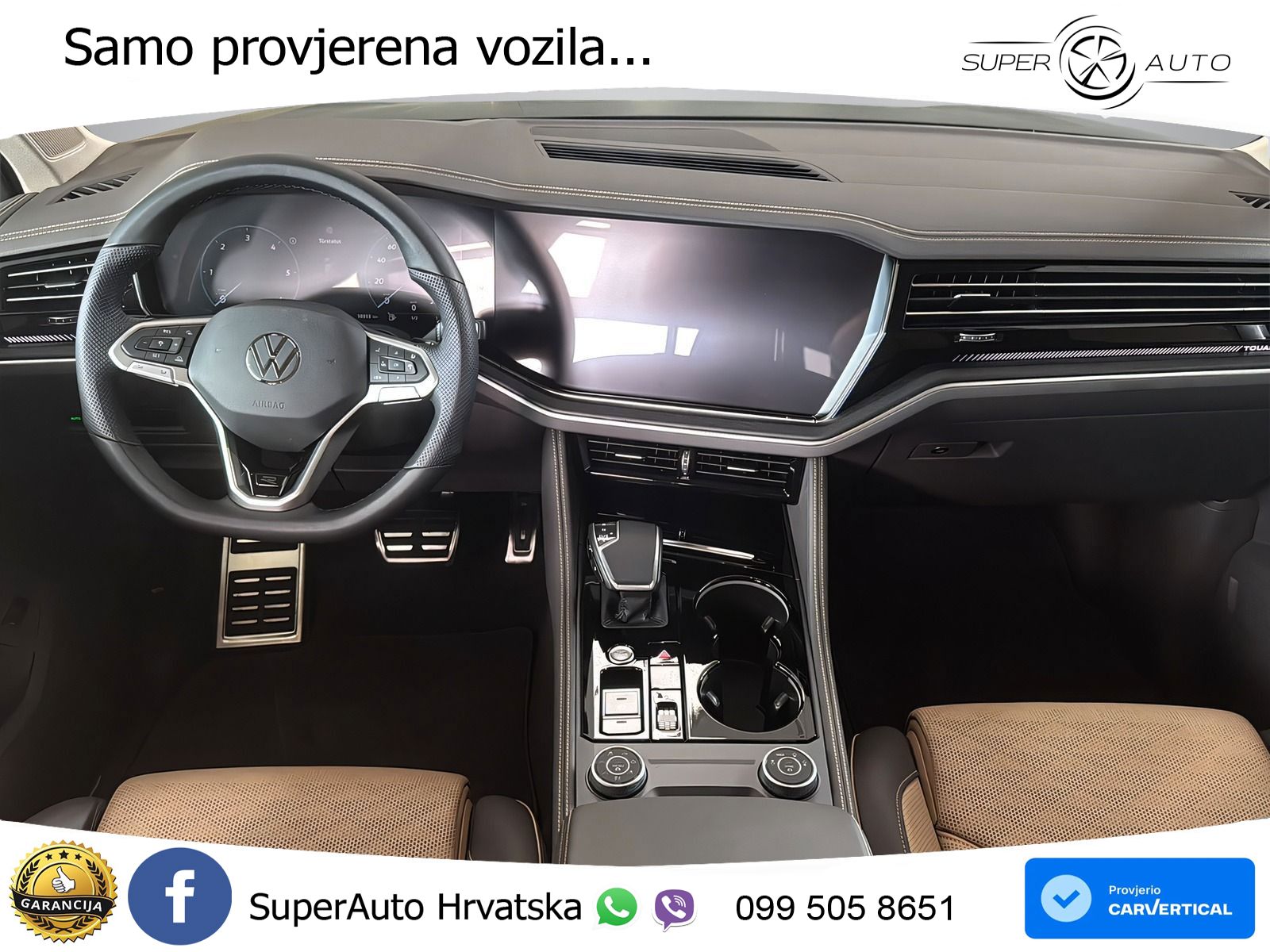 Volkswagen Touareg 3.0 V6 TDI (286 KS) 4MOTION Tiptronic ZRAČNI+ACC+4xGR SJED+KAM