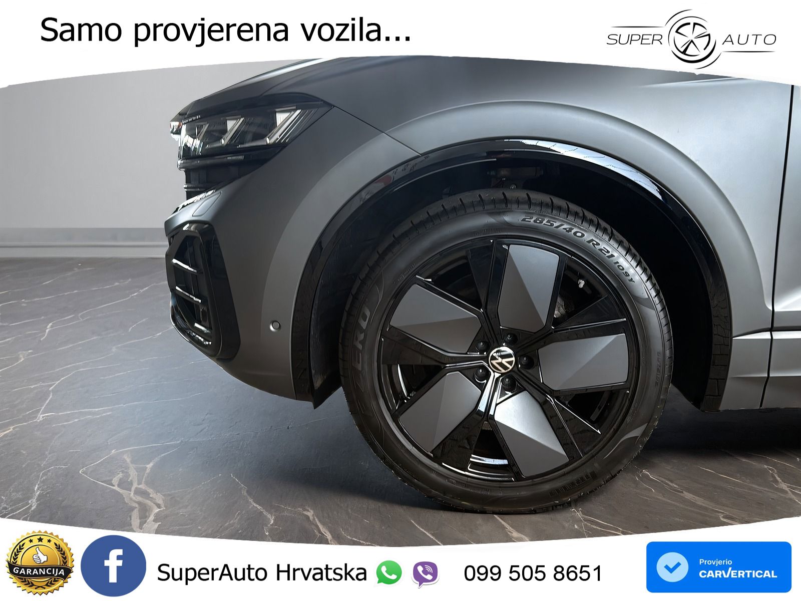 Volkswagen Touareg 3.0 V6 TDI (286 KS) 4MOTION Tiptronic ZRAČNI+ACC+4xGR SJED+KAM