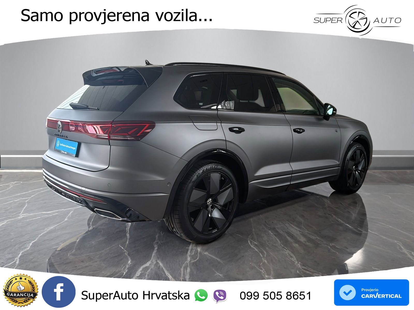 Volkswagen Touareg 3.0 V6 TDI (286 KS) 4MOTION Tiptronic ZRAČNI+ACC+4xGR SJED+KAM