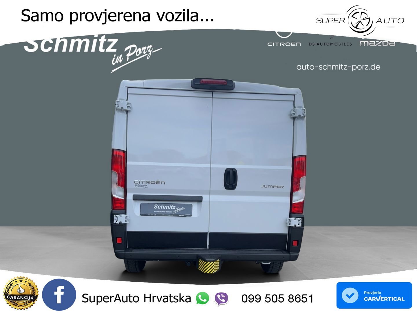 Citroën Jumper 3-Sitzer Kamera AHK ACAA Allwetterreifen 140 KS