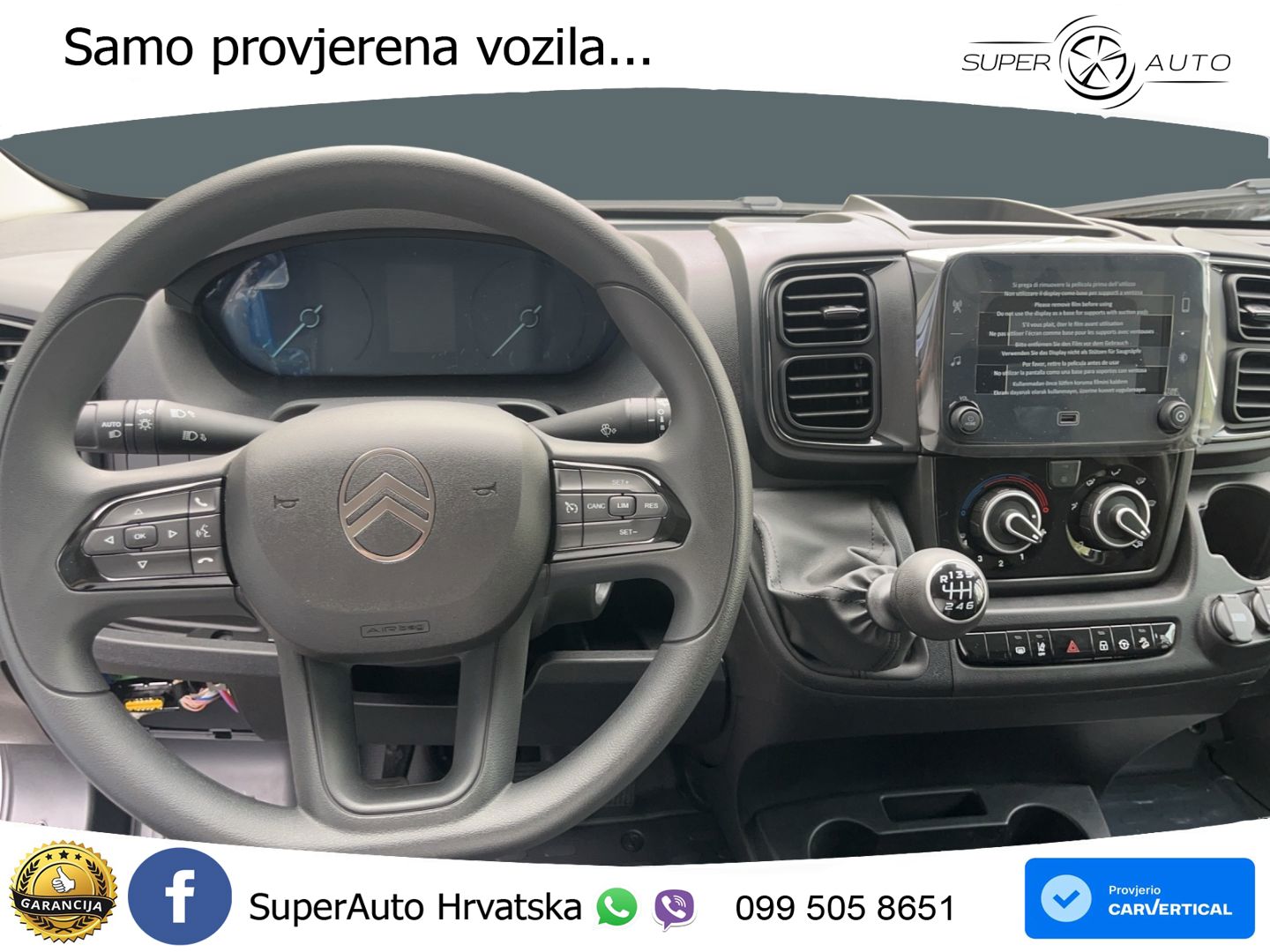 Citroën Jumper 3-Sitzer Kamera AHK ACAA Allwetterreifen 140 KS