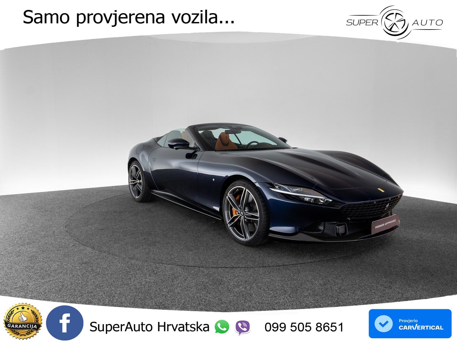 Ferrari Roma Spider 3.9 V8 (620 KS) F1 DCT LED+GR SJED+ACC