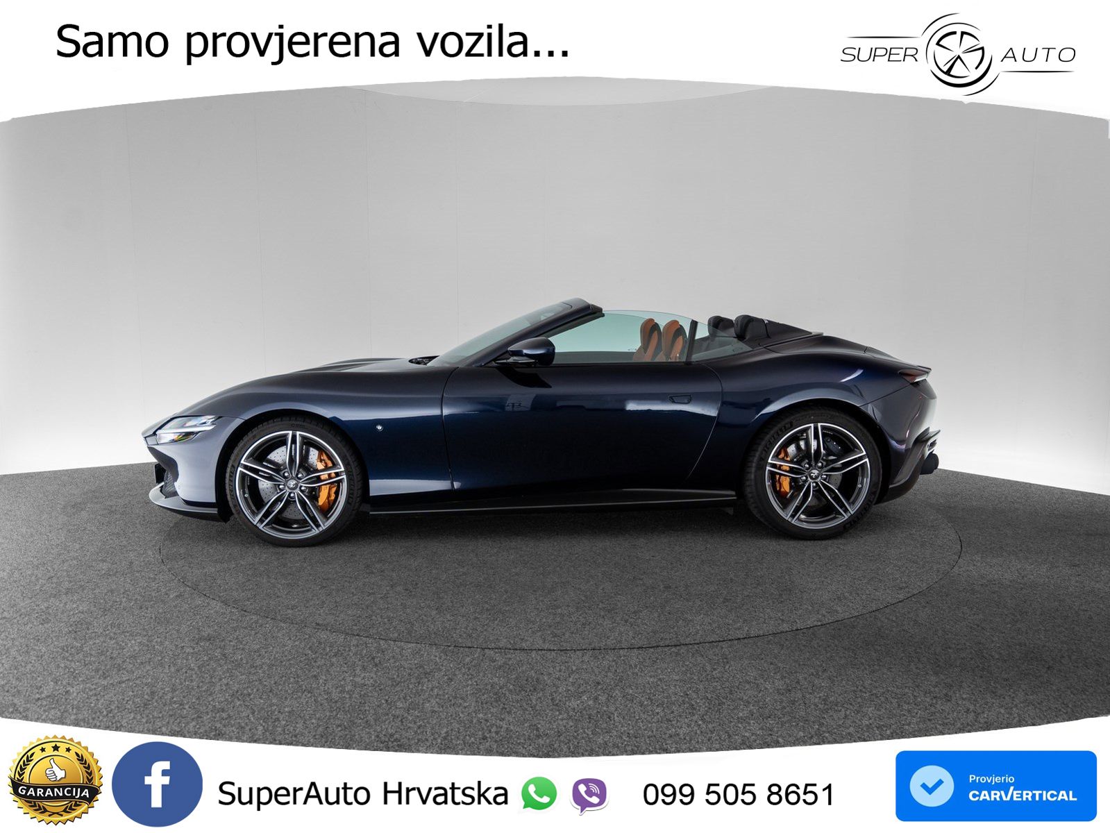 Ferrari Roma Spider 3.9 V8 (620 KS) F1 DCT LED+GR SJED+ACC