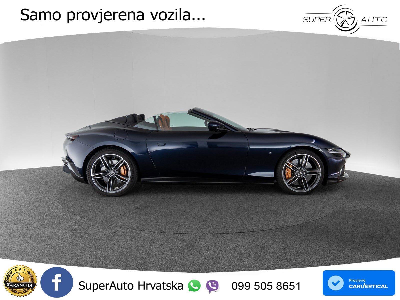 Ferrari Roma Spider 3.9 V8 (620 KS) F1 DCT LED+GR SJED+ACC