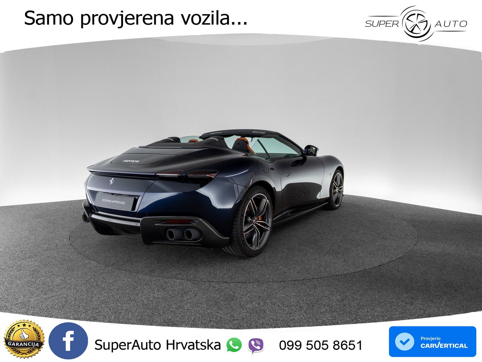Ferrari Roma Spider 3.9 V8 (620 KS) F1 DCT LED+GR SJED+ACC