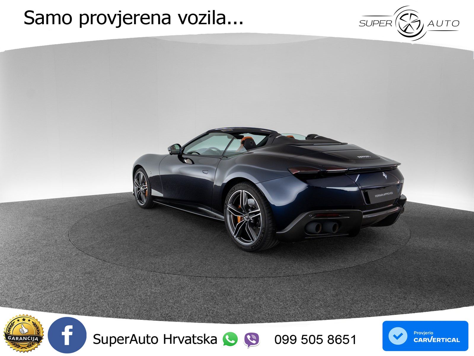 Ferrari Roma Spider 3.9 V8 (620 KS) F1 DCT LED+GR SJED+ACC