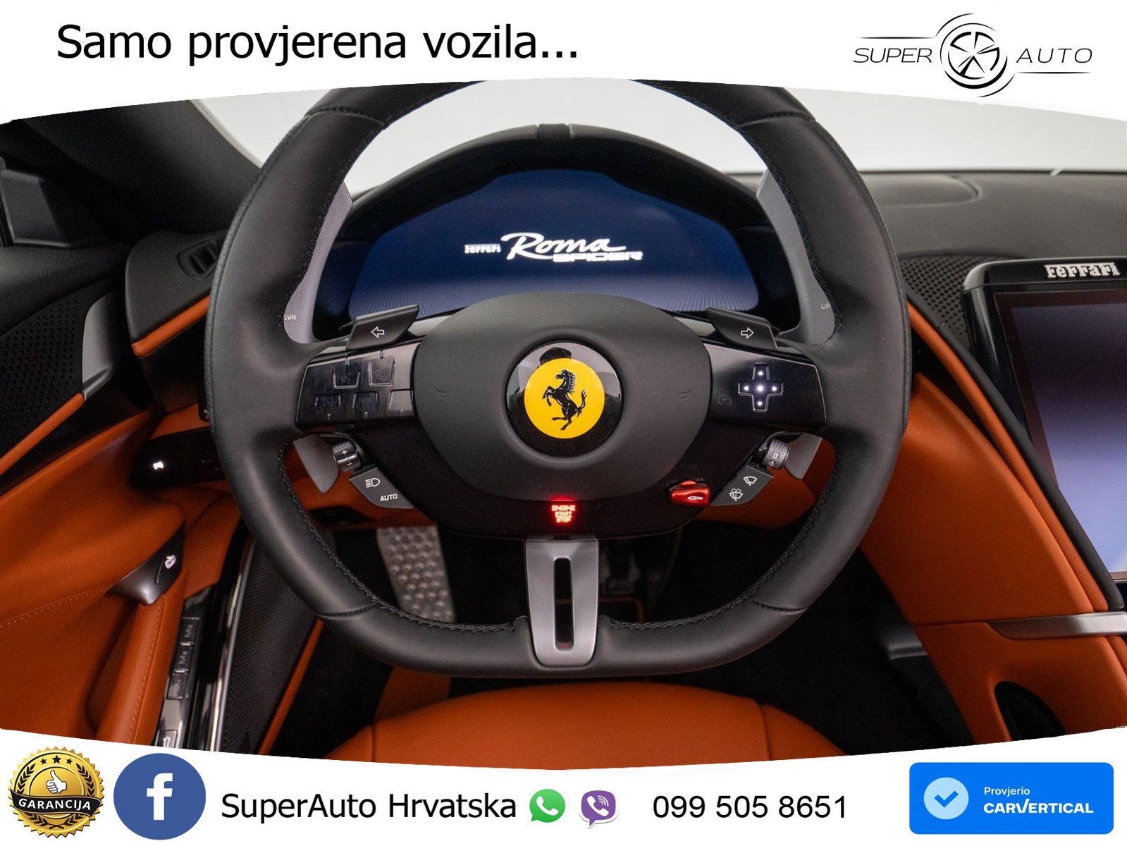 Ferrari Roma Spider 3.9 V8 (620 KS) F1 DCT LED+GR SJED+ACC