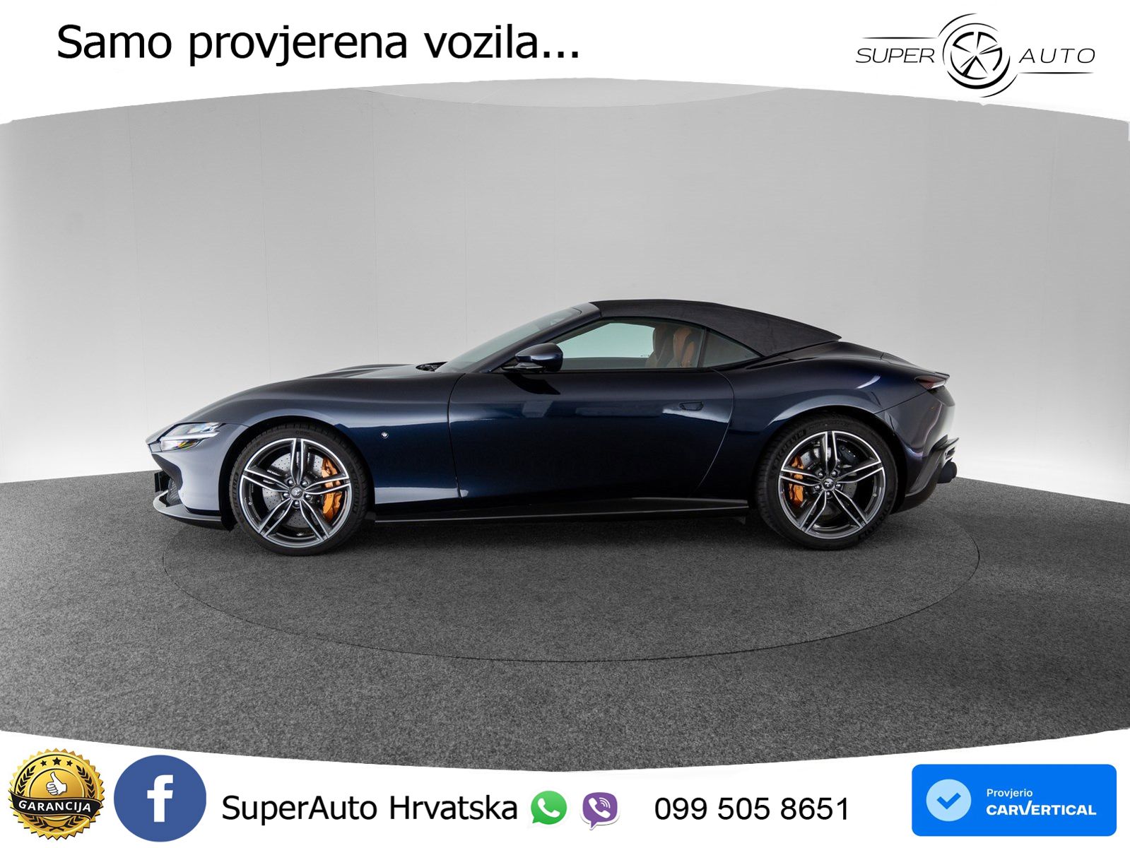 Ferrari Roma Spider 3.9 V8 (620 KS) F1 DCT LED+GR SJED+ACC