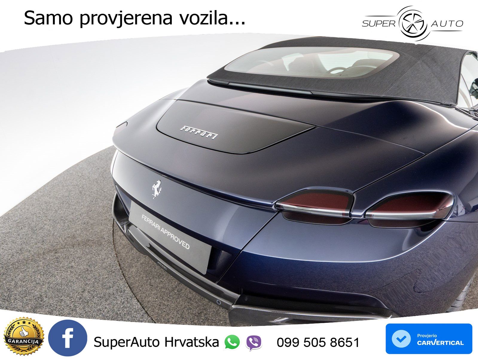 Ferrari Roma Spider 3.9 V8 (620 KS) F1 DCT LED+GR SJED+ACC