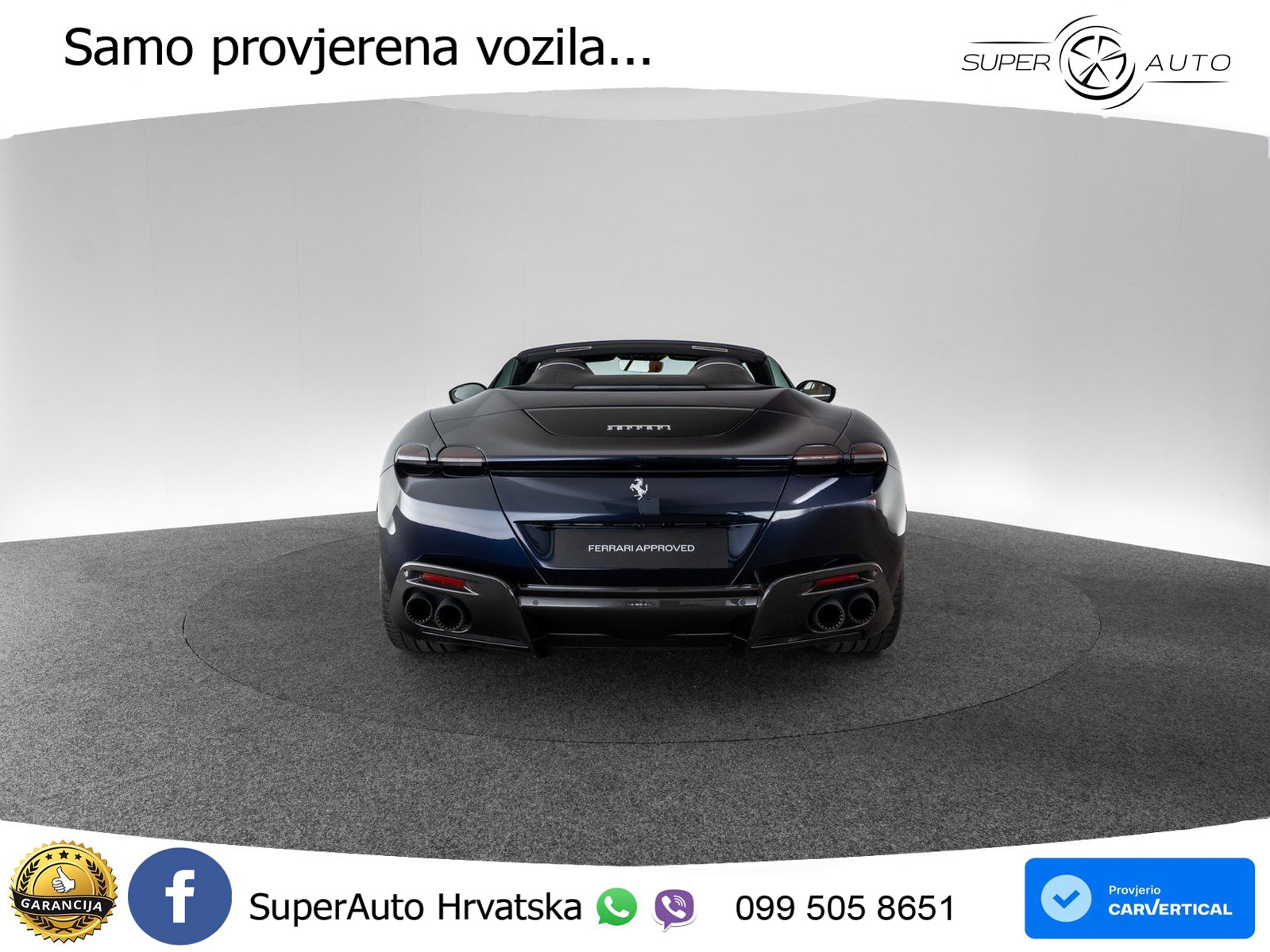 Ferrari Roma Spider 3.9 V8 (620 KS) F1 DCT LED+GR SJED+ACC