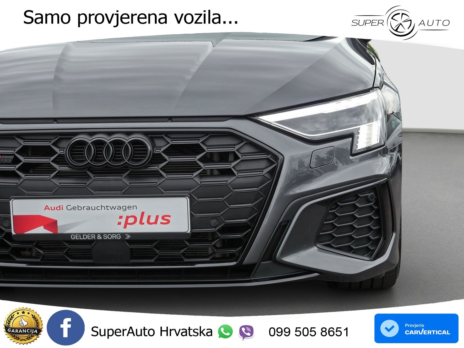 Audi S3 2.0 TFSI (310 KS) quattro S tronic MATRIX+GR SJED+KAM