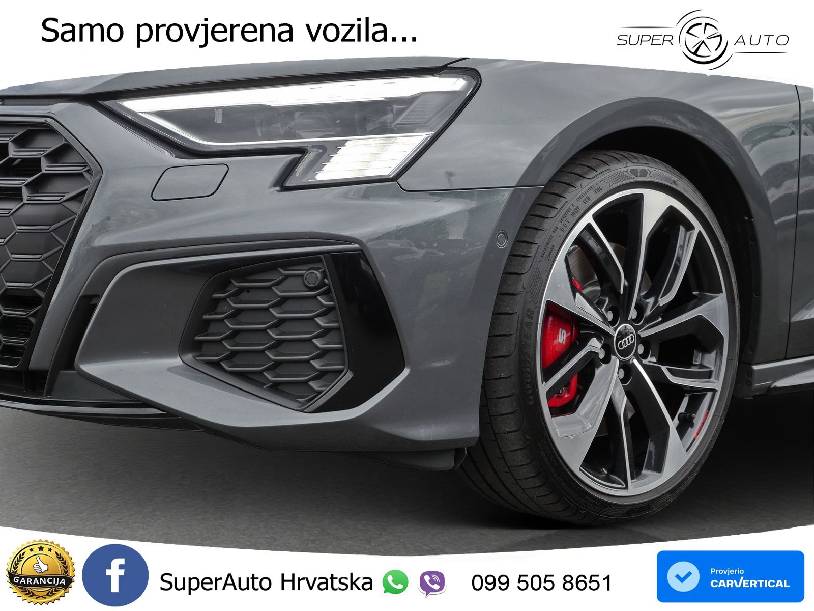 Audi S3 2.0 TFSI (310 KS) quattro S tronic MATRIX+GR SJED+KAM