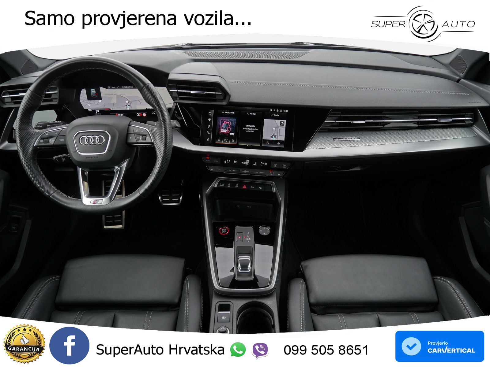Audi S3 2.0 TFSI (310 KS) quattro S tronic MATRIX+GR SJED+KAM