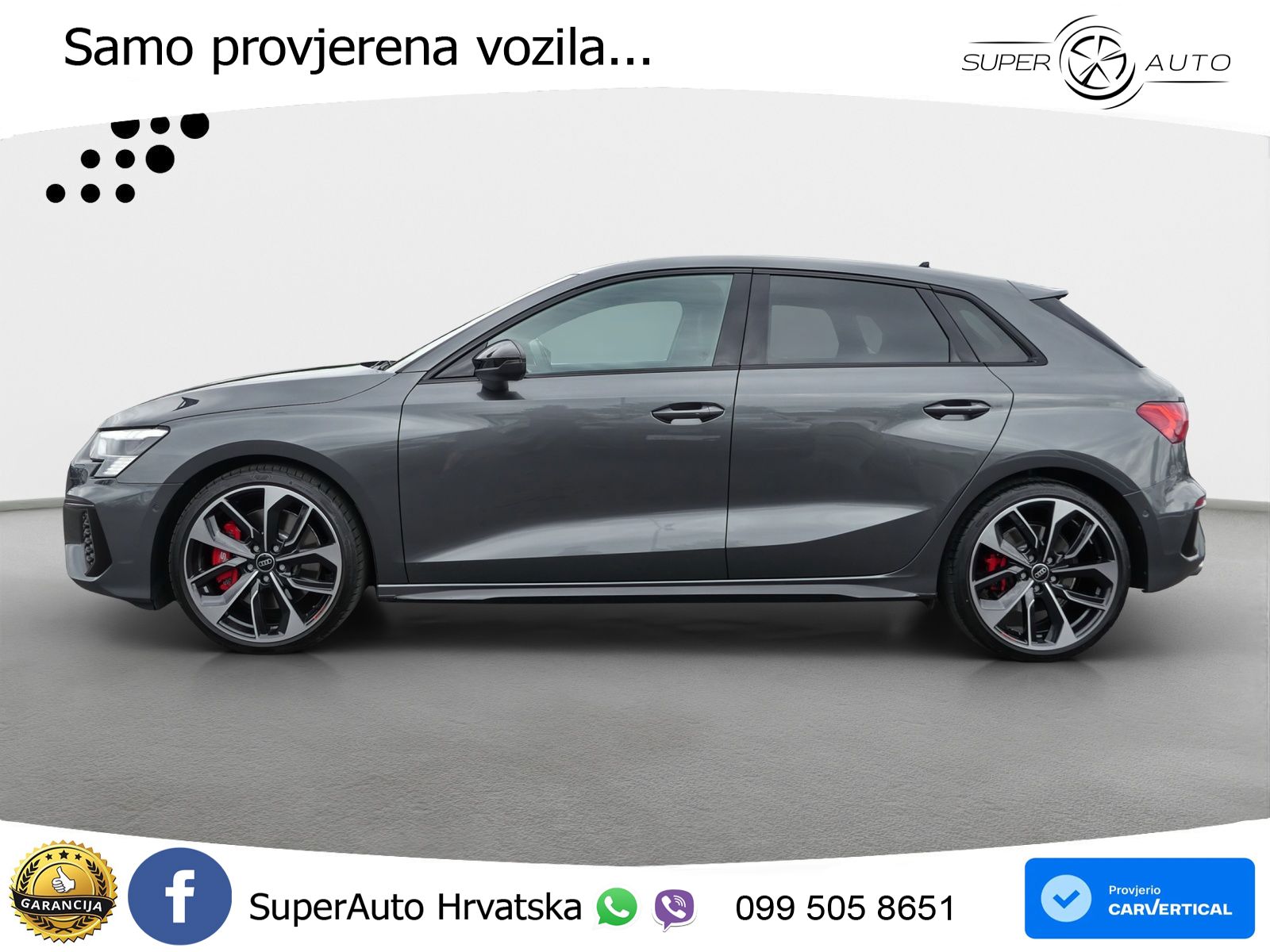 Audi S3 2.0 TFSI (310 KS) quattro S tronic MATRIX+GR SJED+KAM